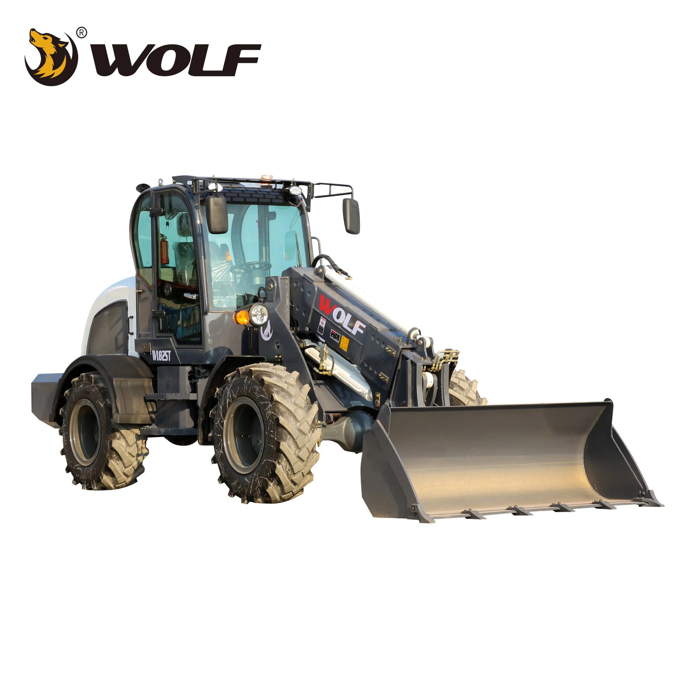 China Wolf WL825T CE/ISO Multi-Attachment with Euro5 Motor 2.5 T/Ton Telescopic End Loaders Price for Boom/Farm/Construction/Garden/Front