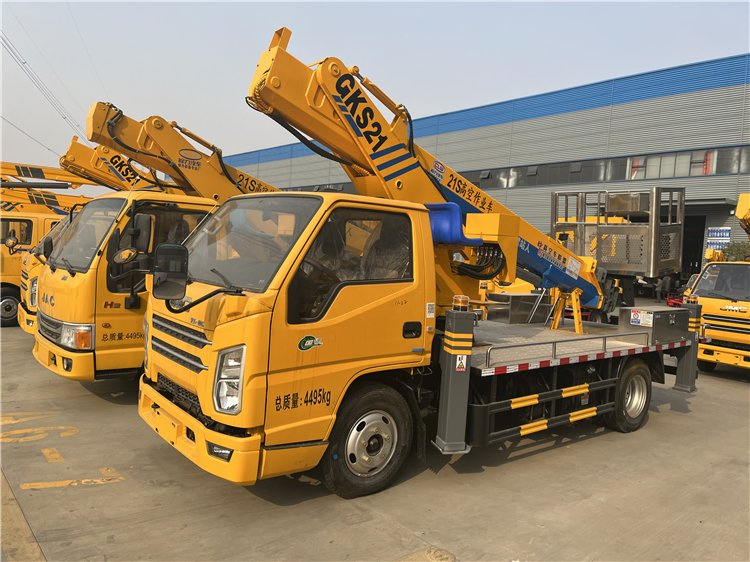 Cambodia Hot Sale Jmc 23m Small Hydraulic Lift Truck Mounted Aerial Work Platform