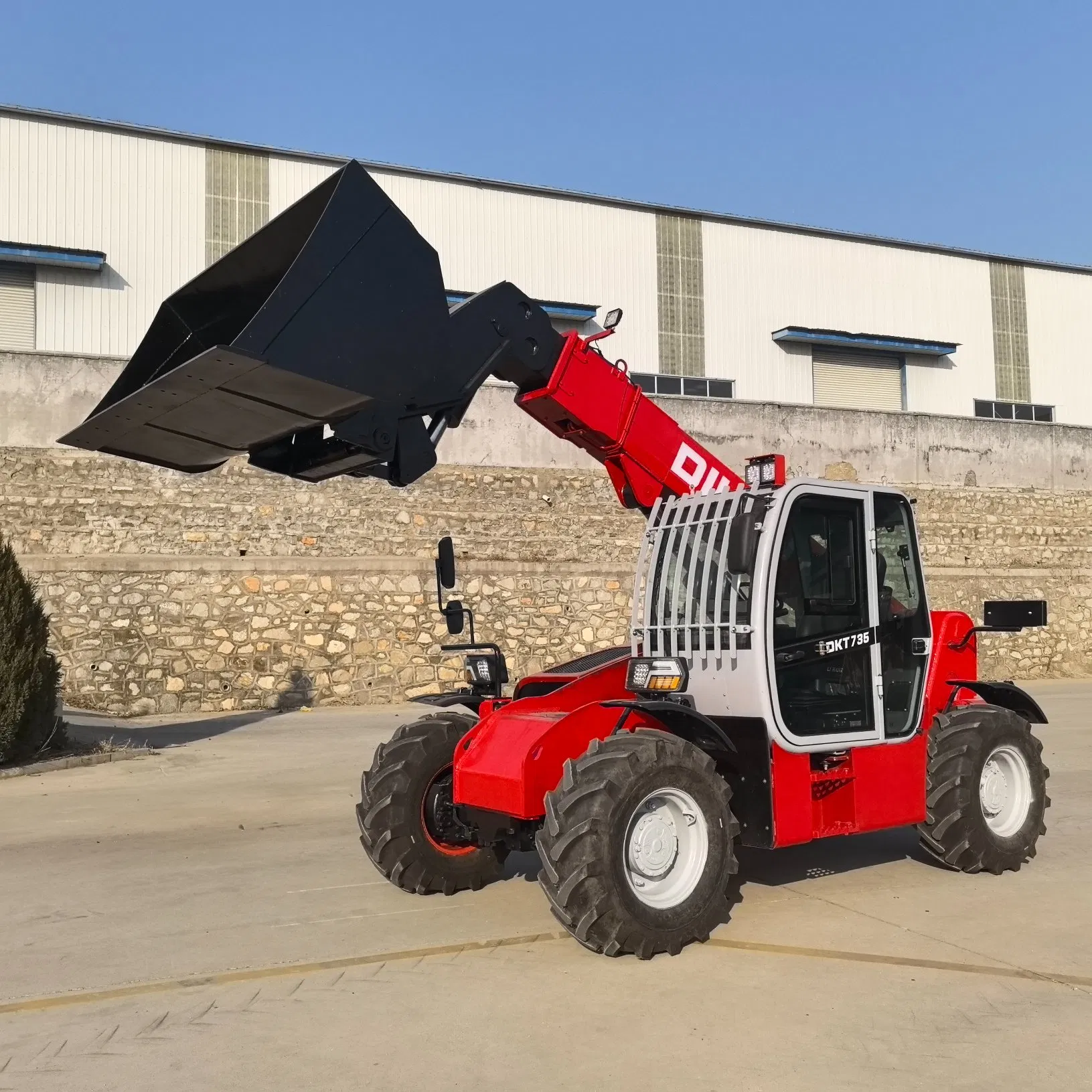 3.5 Ton Hydraulic/Hydrostatic Telehandler/Telescopic Handler/Telescopic Forklift