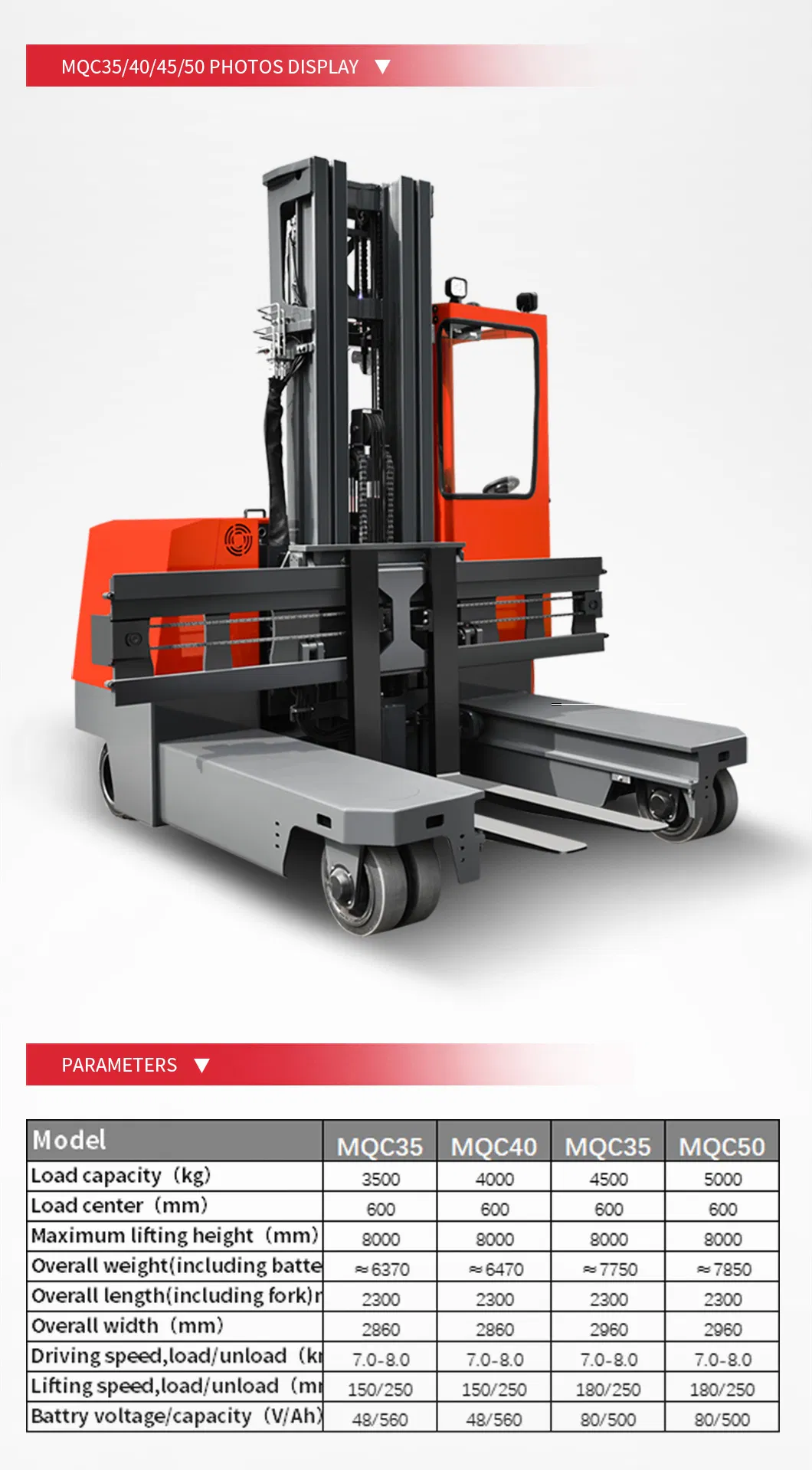 Sideloader Forklift 10