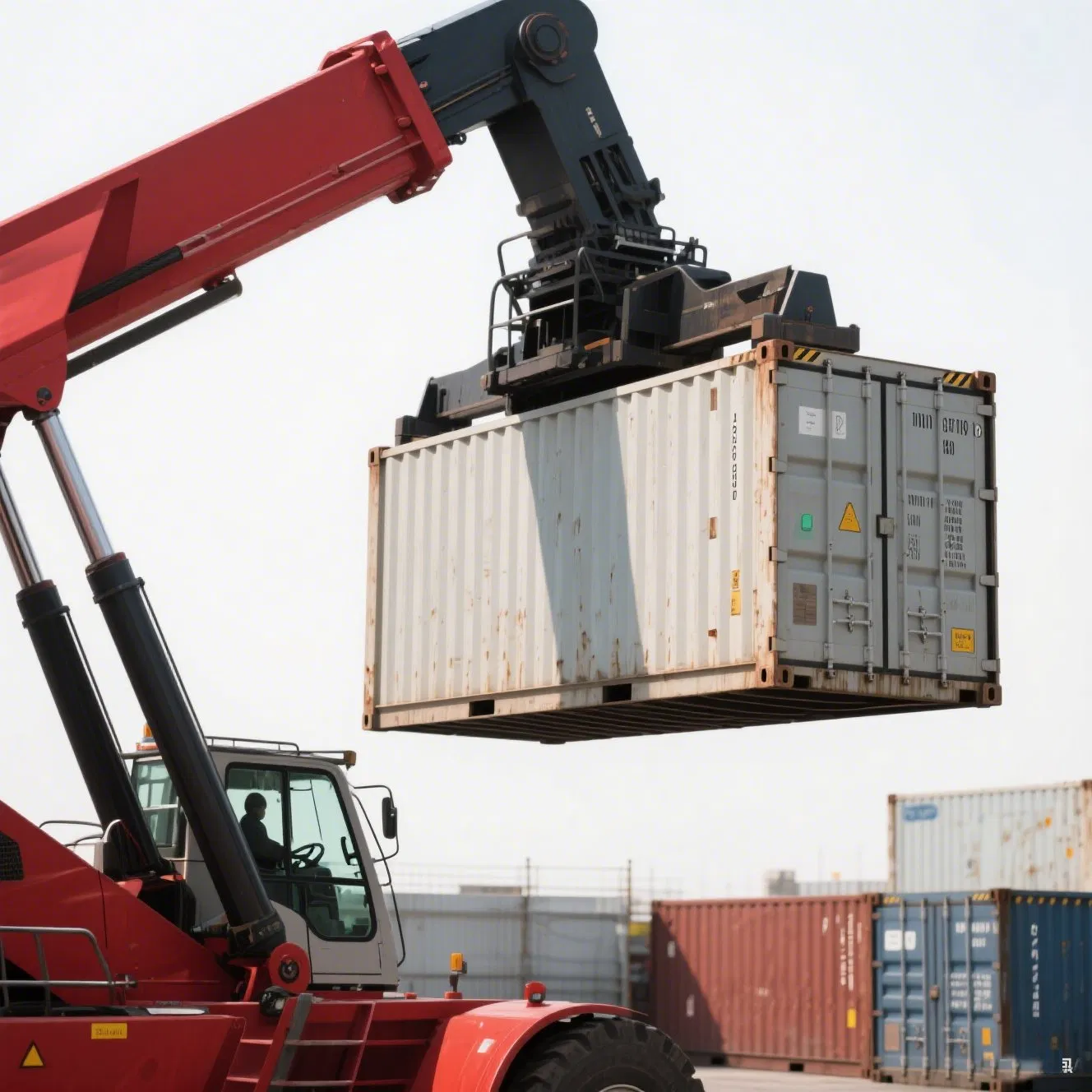 X Series Empty Container Handler with Capacities of 9, 000kg