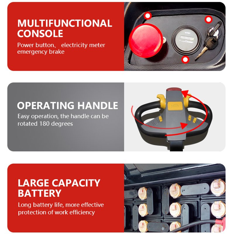 Heavy-Duty Electric Pallet Jack for Efficient Material Handling