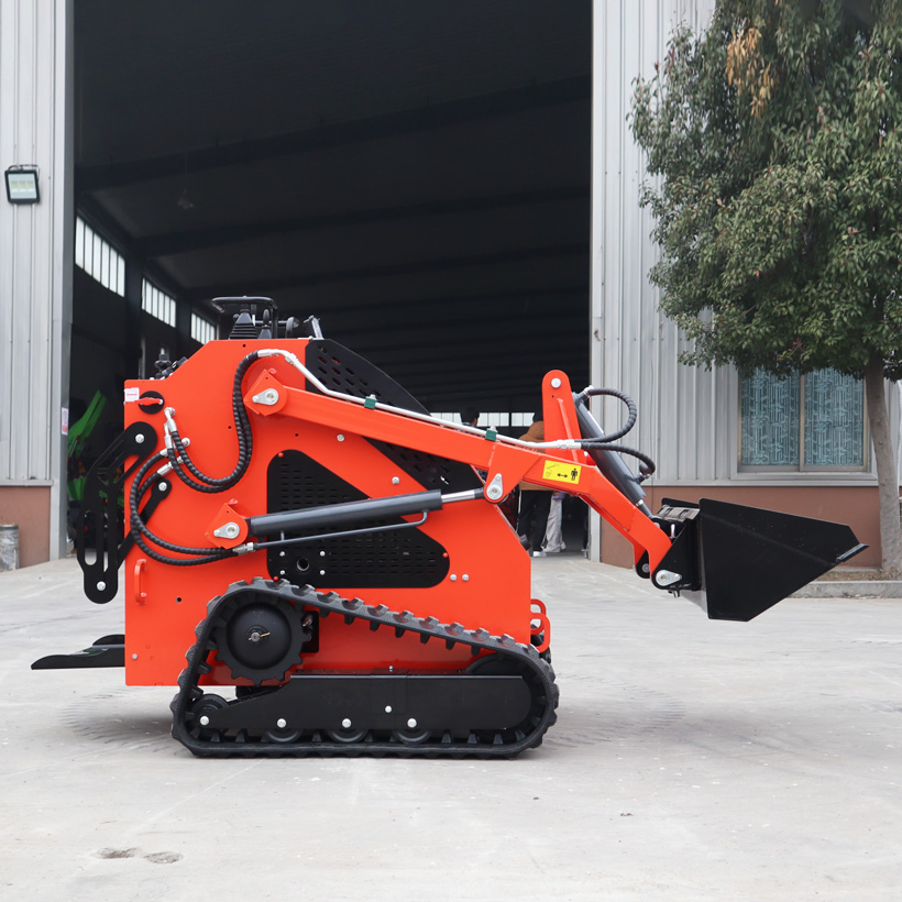 Compact Farm Skid Loader 360kg Mini Track Loader Custom Color