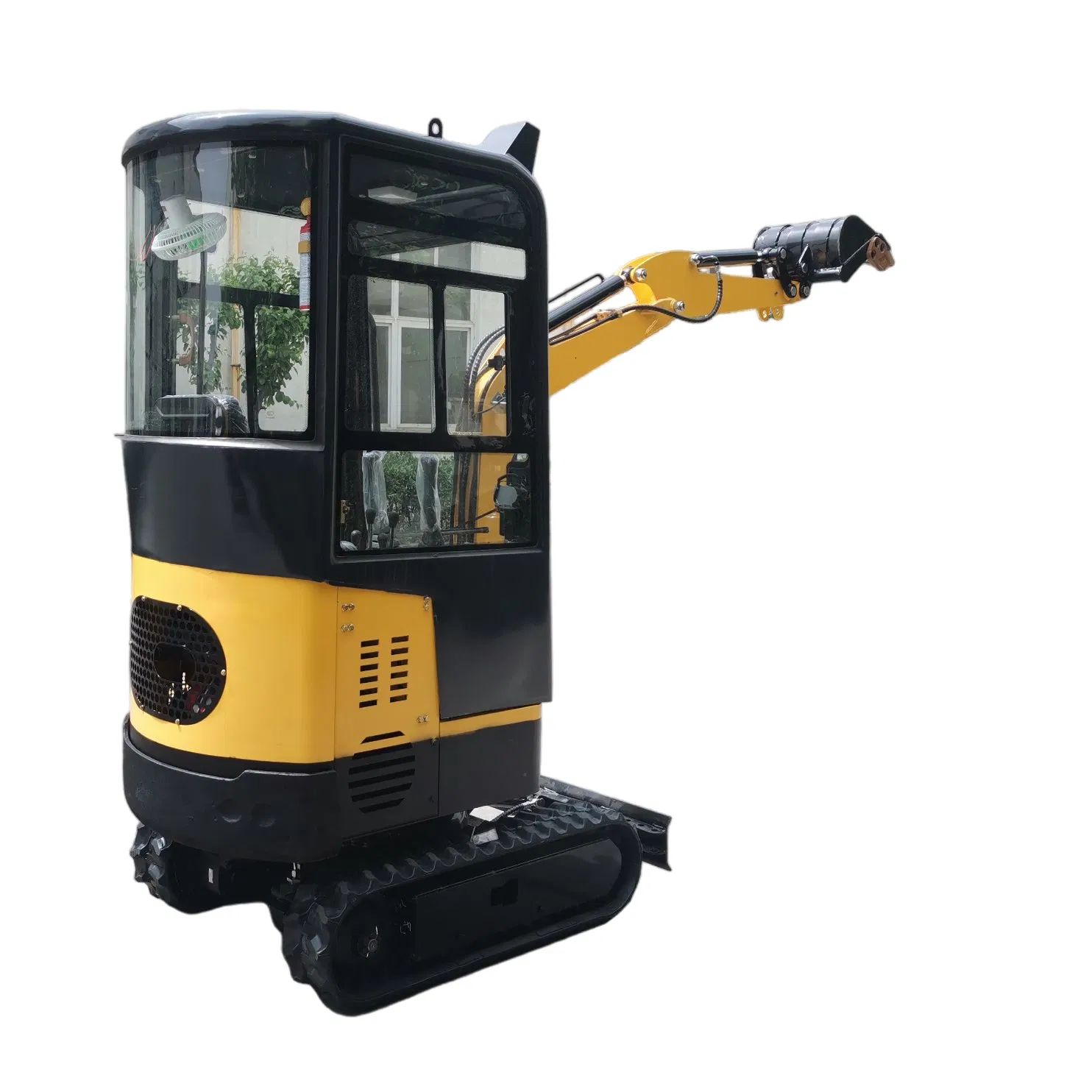 Vmax 0.8ton Electric Excavator with Cabin – Lithium Power, 360° Rotation &amp; Ideal for Indoor Demolition