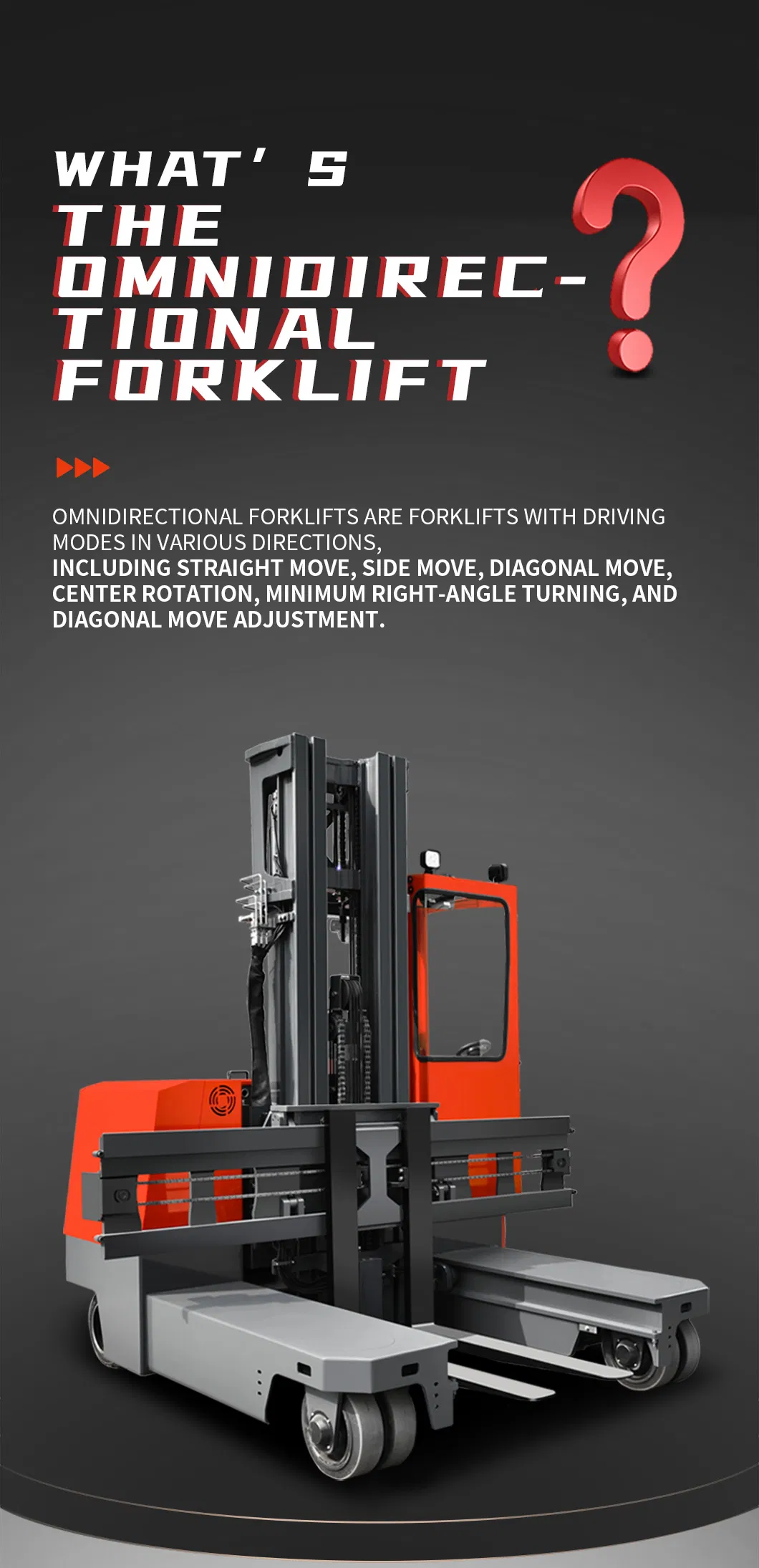 Electric Sideloader Forklift