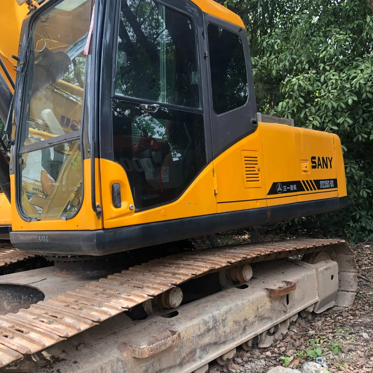 Sy235-8s Sanyy Used Excavator 235 Sanyy Second Hand Dredging Digging Long Reach Boom Crawler Sanyy Excavator