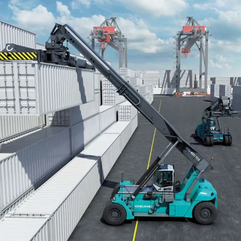 Second Hand Container Handling Equipment Good Condition Used Konecranes 45ton Reach Stacker Smv 4531 Tb5 for Sale at Low Price