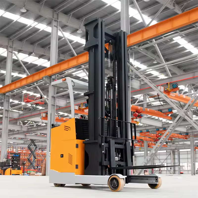 CE 3ton 2ton 1ton Electric Sideloader Forklift Truck 6m 8m 10m Battery Reach Forklift for Pipe Handling