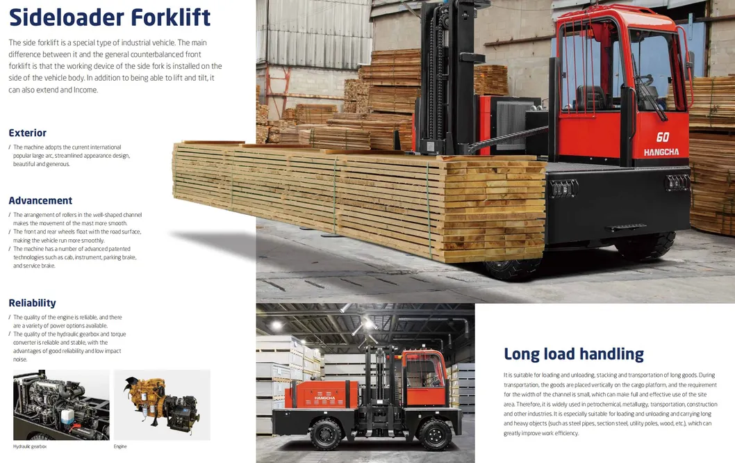 Sideloader Forklift 3