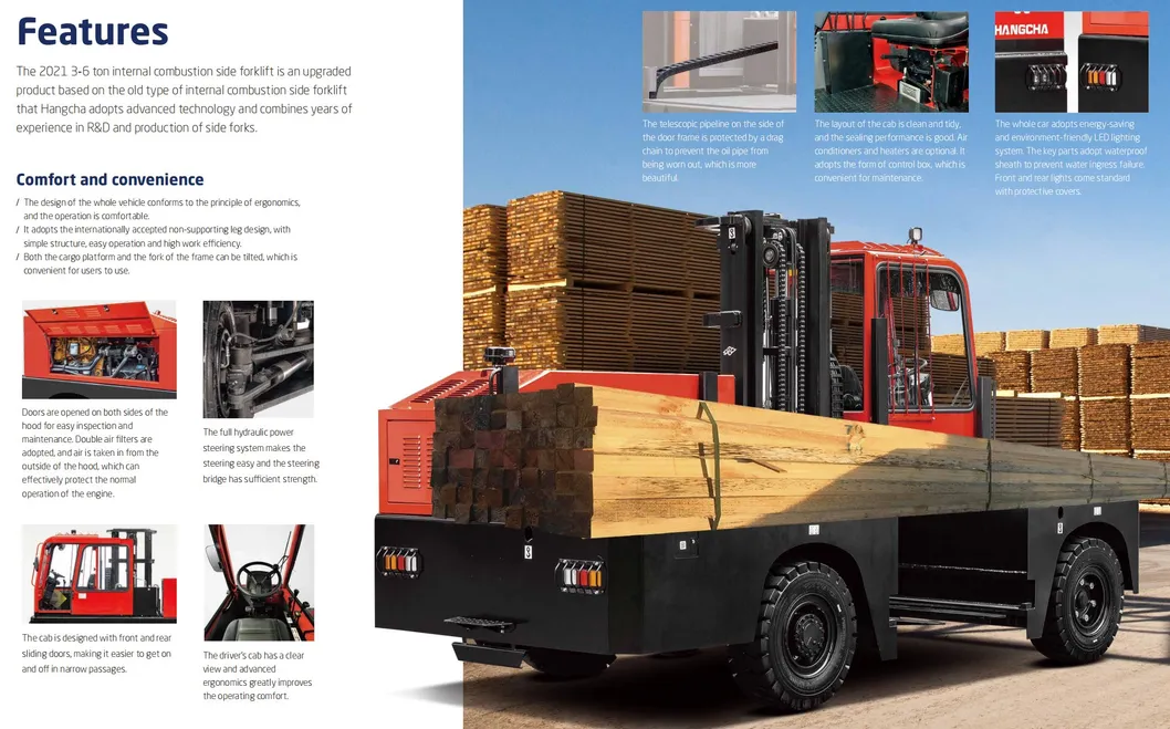 Sideloader Forklift 4