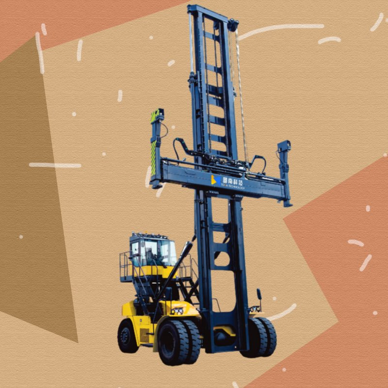 Chinese Ma Nu Factory Container Electric Reach Stack Empty Containers Handler