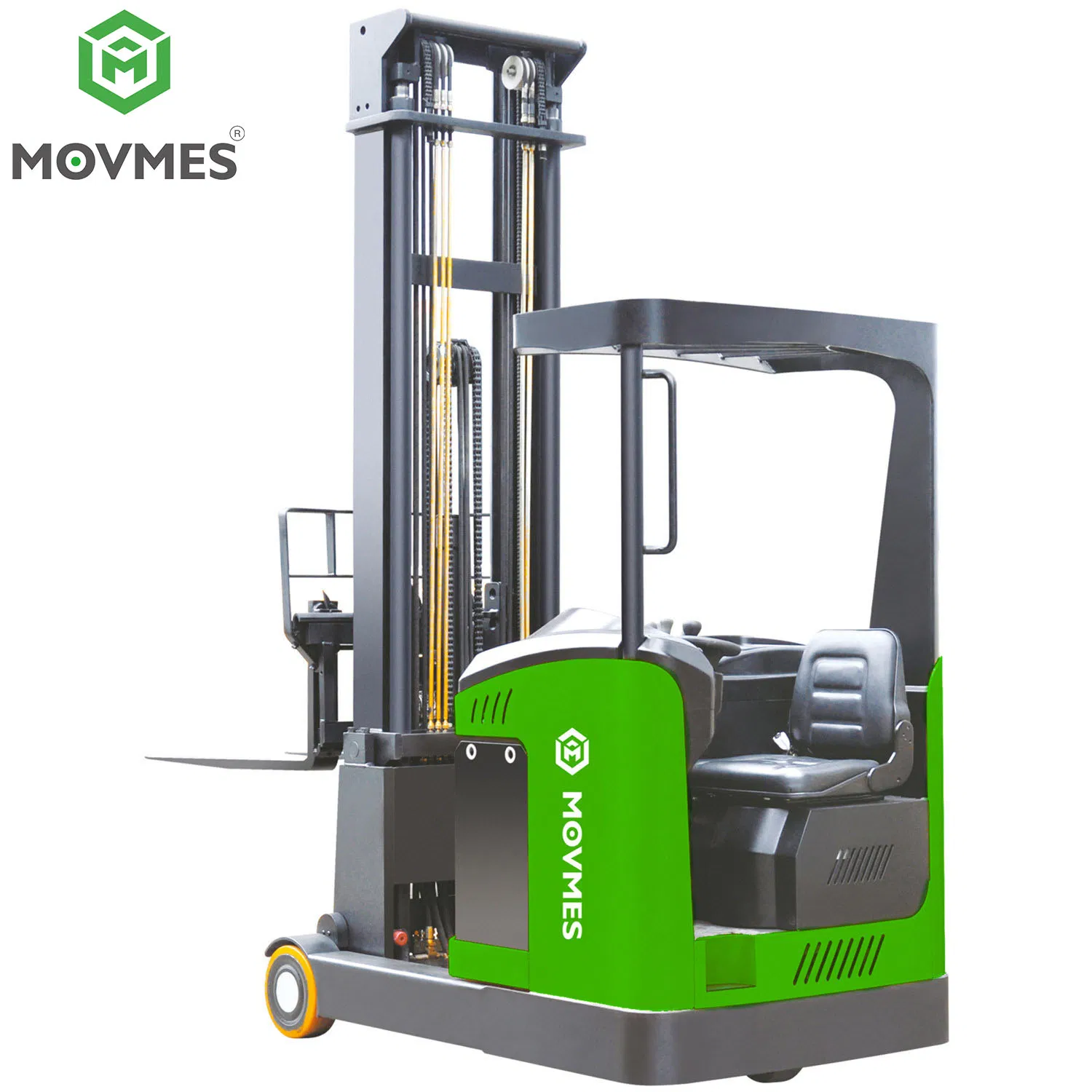1500kg Electric Mast Reach Truck Forklift with Adjustable Speed