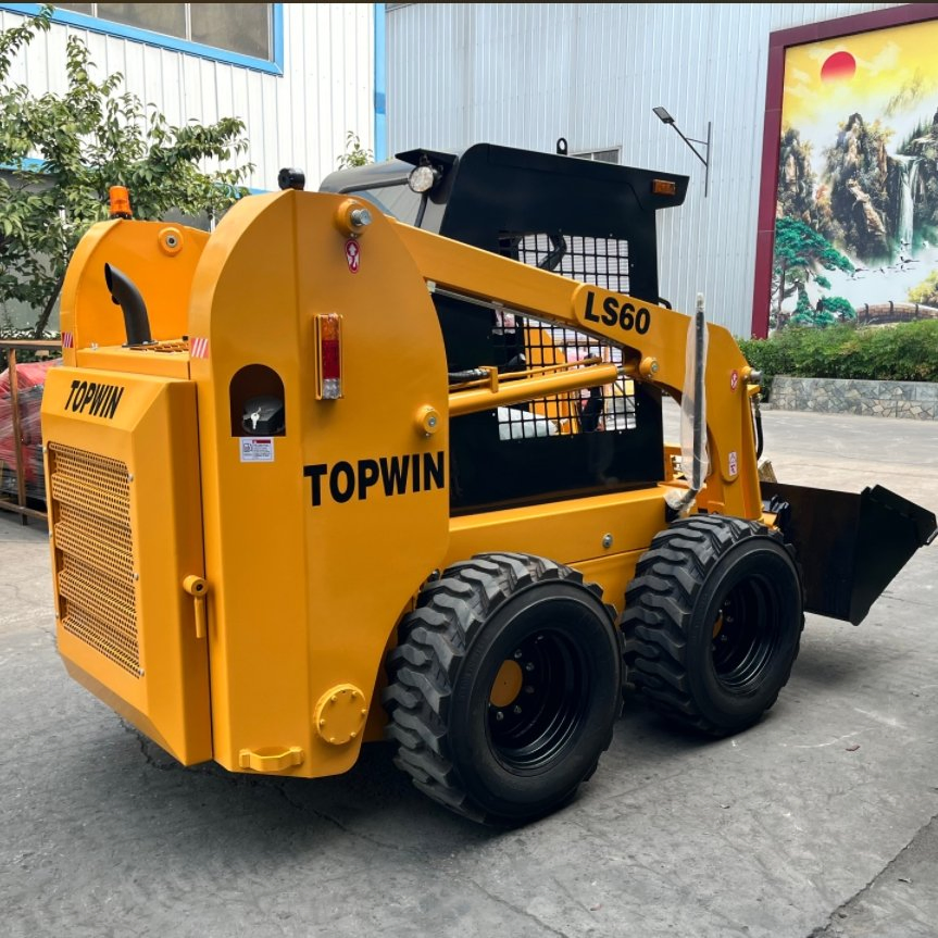 Chinese Best New Used Mini Compact Small Wheel Track 45/60/75/85/90/100/120 HP 120HP 1200 Kg Diesel Electric EPA Euro5 Engine Tracked Skid Steer Loader for Sale