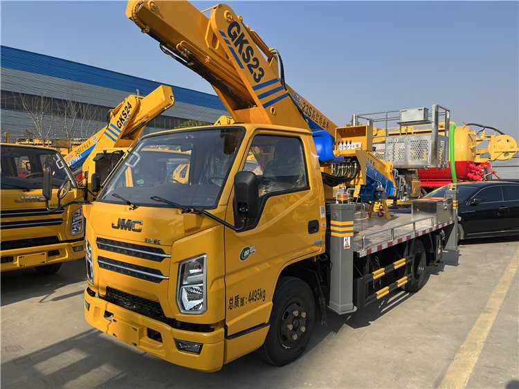 Cambodia Hot Sale Jmc 23m Small Hydraulic Lift Truck Mounted Aerial Work Platform