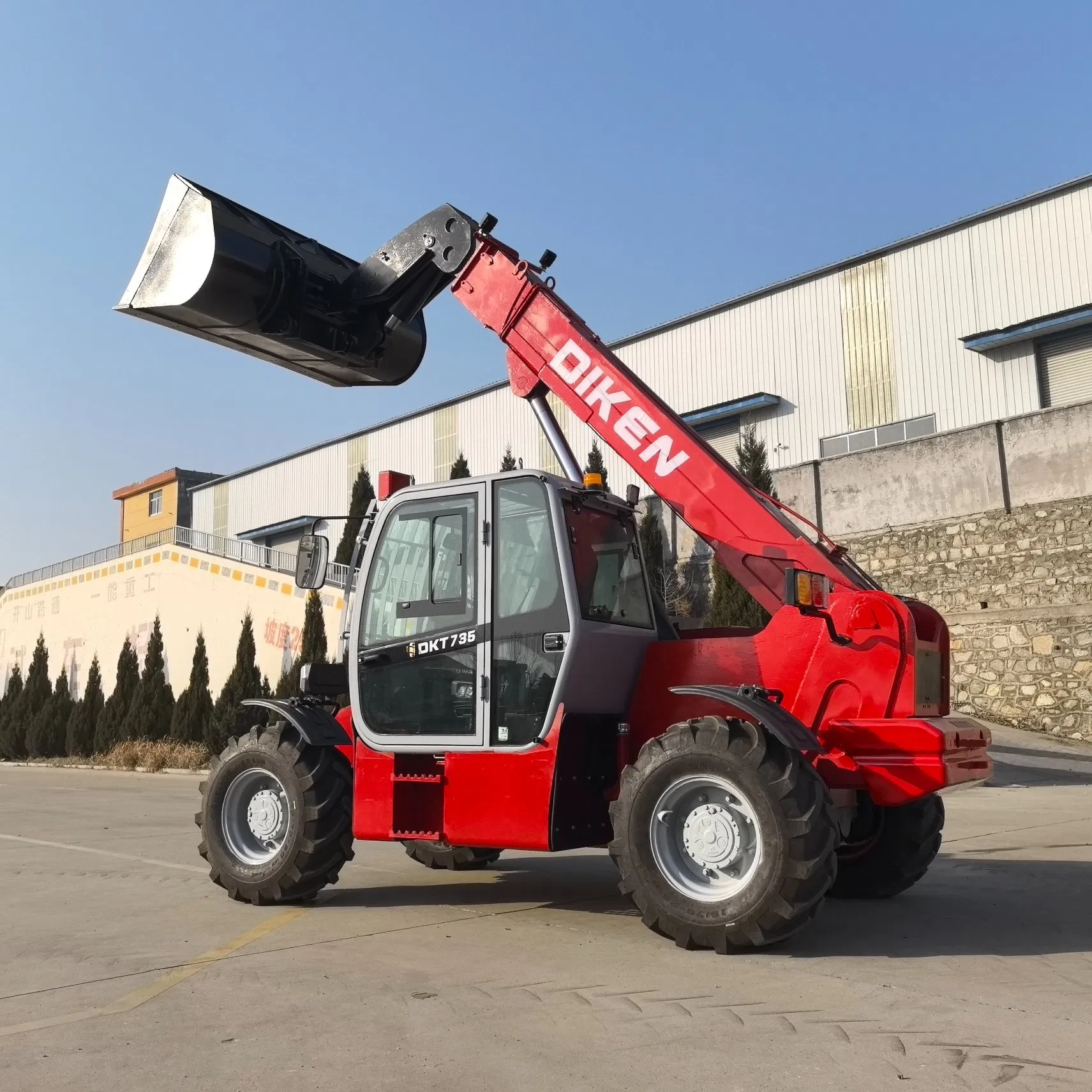 3.5 Ton Hydraulic/Hydrostatic Telehandler/Telescopic Handler/Telescopic Forklift