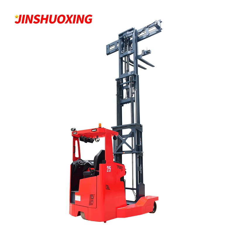 All Directional 2.5ton Stacking Equipment Electric Sideloader Multi Directional Forklift with Cabin for Timer