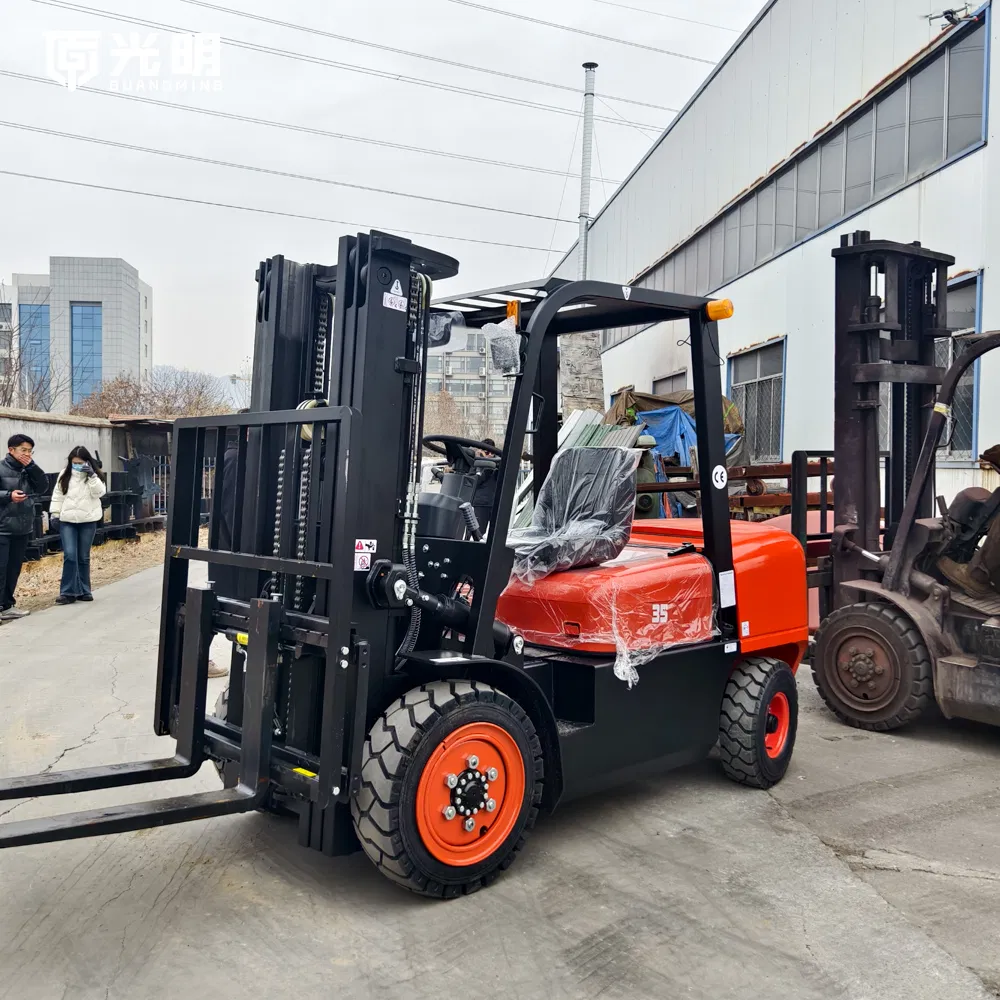Mechanical Transmission/Hydraulic Transmission New Forklift Container Sideloader Forklift Fork Lift