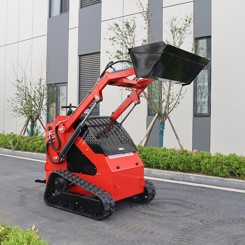 Ld-T480 Compact Track Front Loader Attachments Hydraulic Versatile Earthmoving Construction Farm Skid Steer Loader