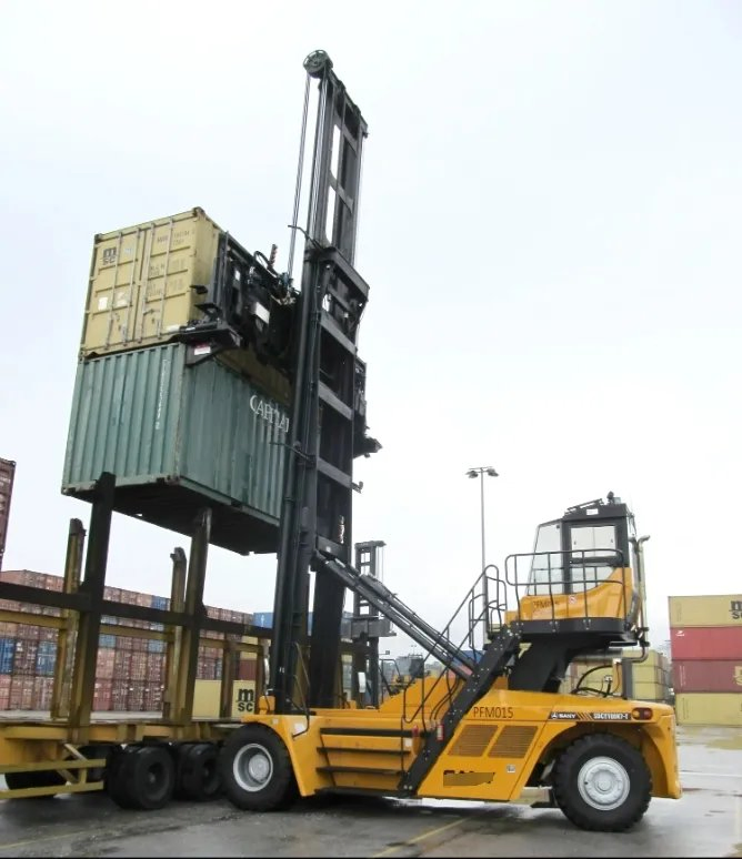 Sdcy100K China Top Brand 8 Stacking Height Port Machinery Sdcy100K9h1-T 10t Twin Empty Container Handler