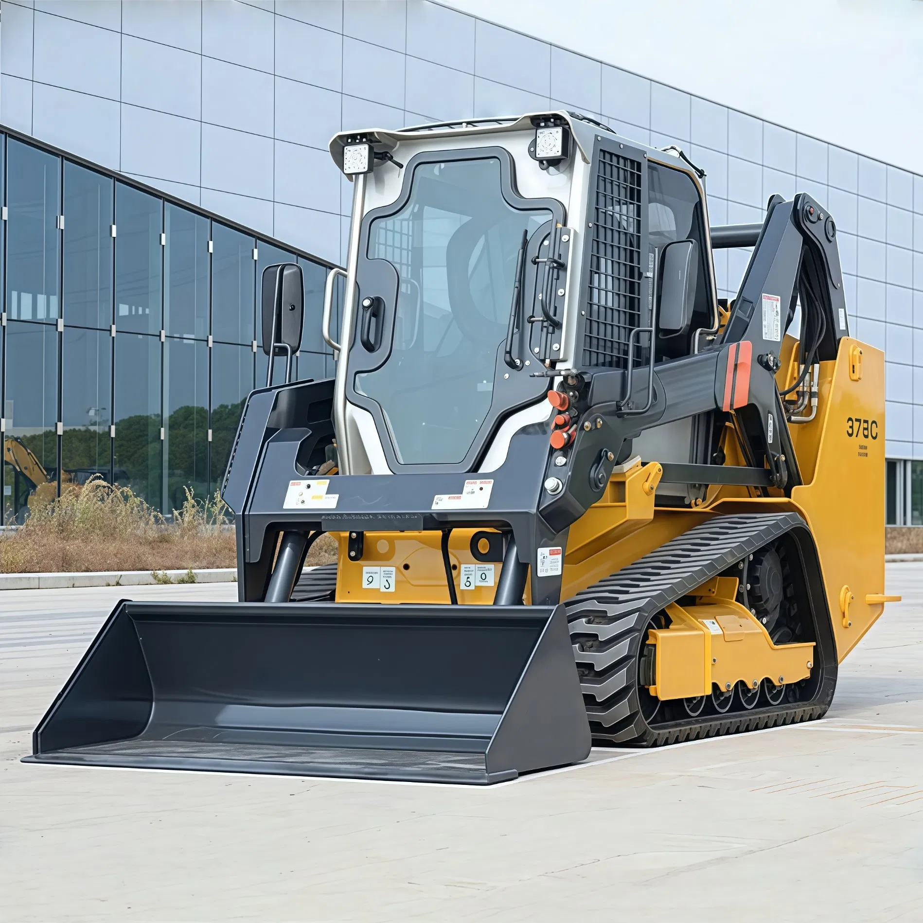 Chinese Supplier Earth-Moving Machinery 378c Skid Steer 998 Kg Compact Steer Skid Track Loader