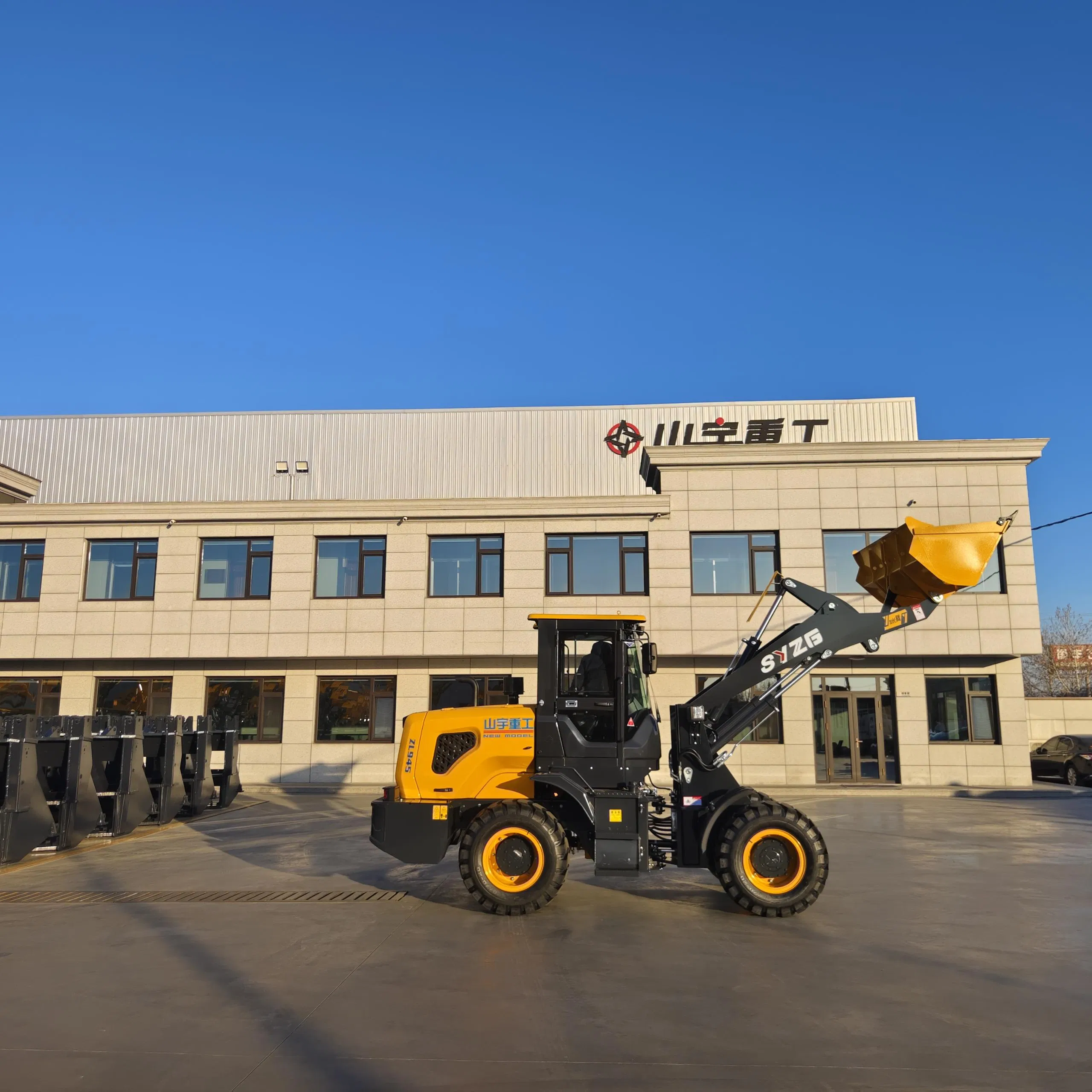 New Shanyu Shandong, China 2 Ton Front End Loader Small Wheel Loader with CE and EAC