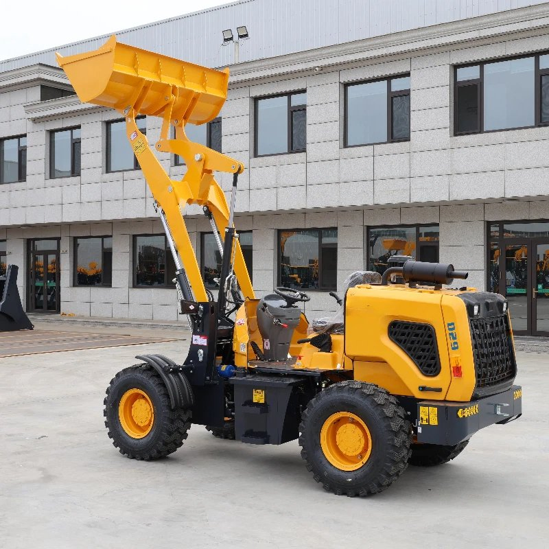 Wholesale 2.8ton Small/Mini 4WD Wheel Diesel Front Excavator Loader for Agricultural with CE/EPA