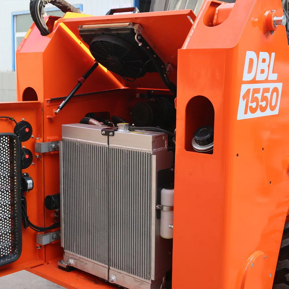 Hot Selling EPA/Euro 5/CE High Quality Front End Loader Compact Mini Wheel Skid Loader with Free Bucket Attachments for Construction