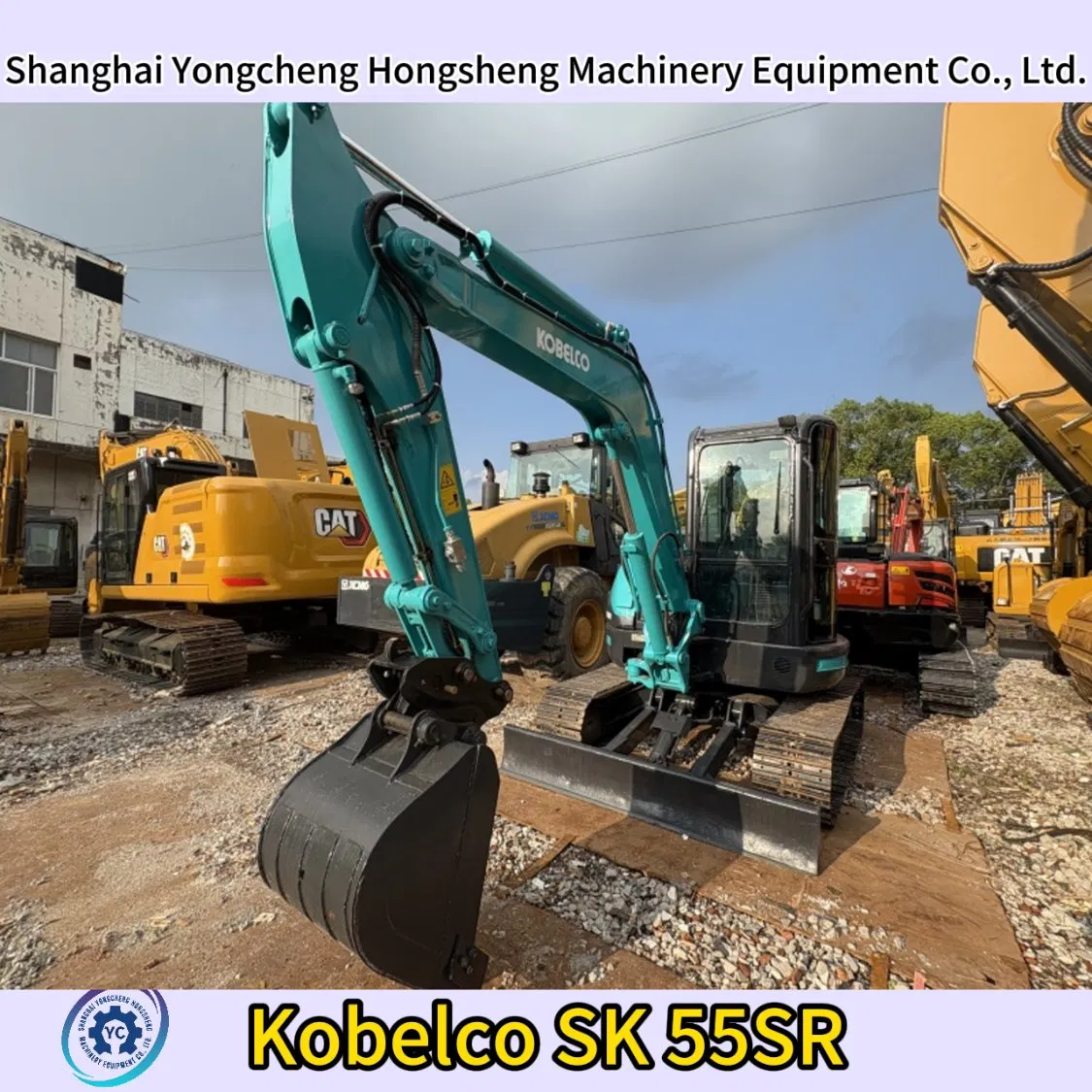 Low Hours Used Mini Excavator for Demolition with Kobelco Sk55sr for Sale