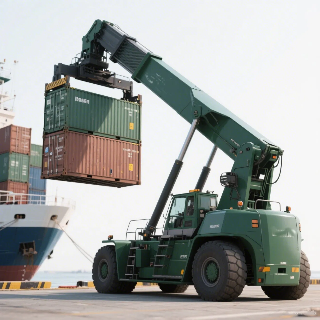 X Series Empty Container Handler with Capacities of 9, 000kg