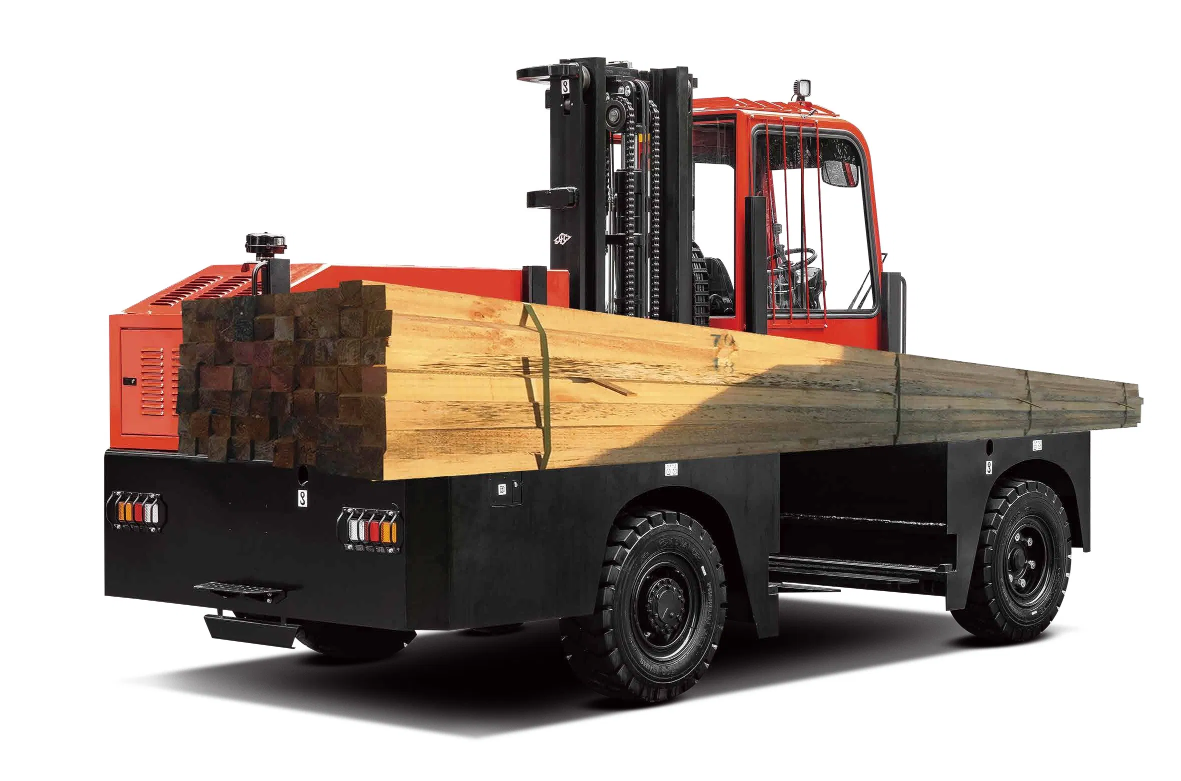 Hangcha Forklift 3t 5t 6t Sideloader Forklift with Xinchai Engine Cccd30/50/60-G76