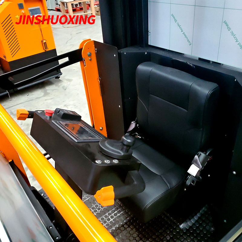 1500kg Vna Man up Electric Stacker Very Narrow Aisle 3 Way Truck with CE