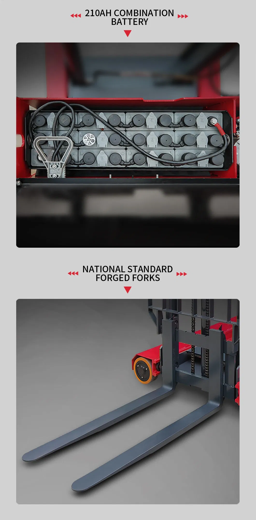 Electric Reach Forklift Detail 5