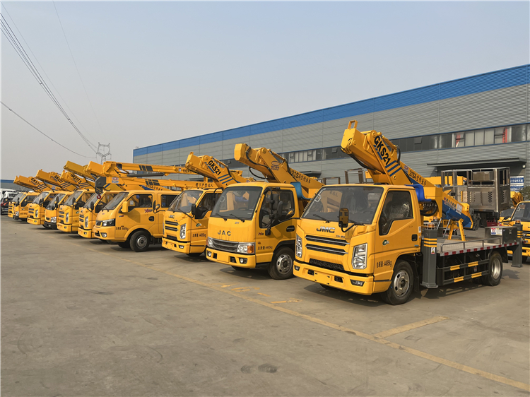 Cambodia Hot Sale Jmc 23m Small Hydraulic Lift Truck Mounted Aerial Work Platform
