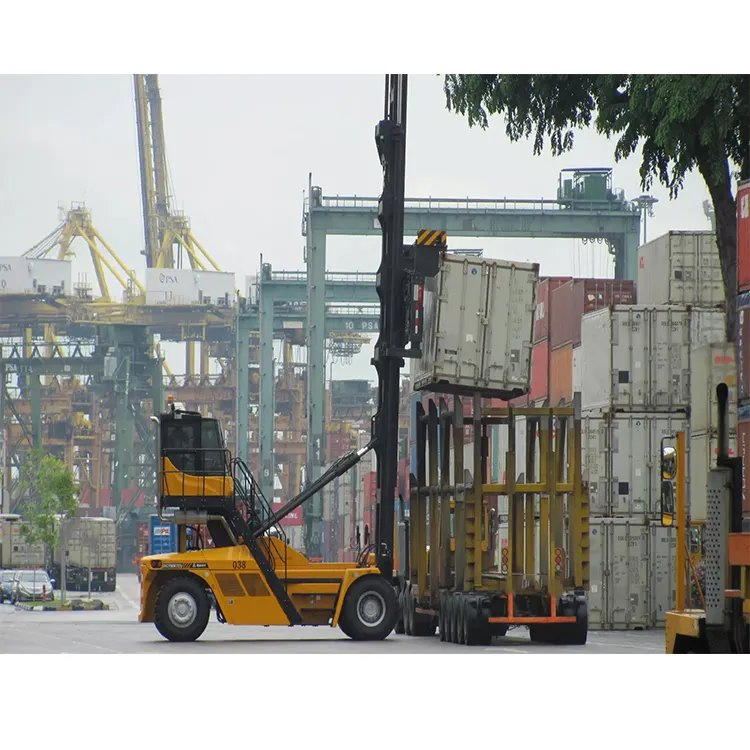 Sdcy100K China Top Brand 8 Stacking Height Port Machinery Sdcy100K9h1-T 10t Twin Empty Container Handler