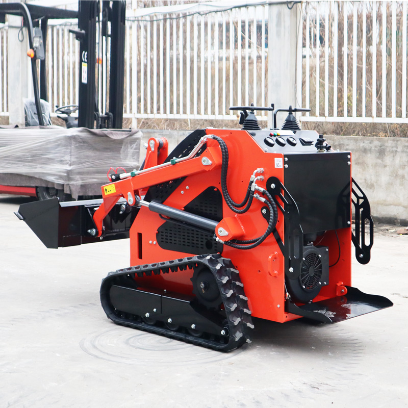 Compact Farm Skid Loader 360kg Mini Track Loader Custom Color