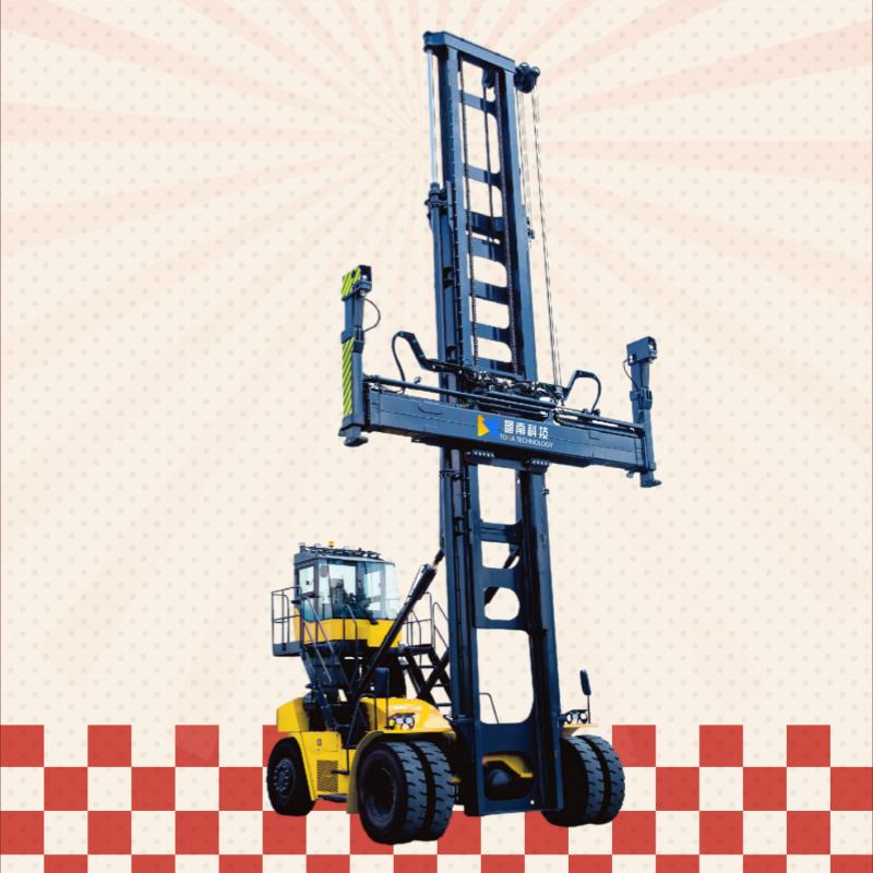 Chinese Ma Nu Factory Container Electric Reach Stack Empty Containers Handler