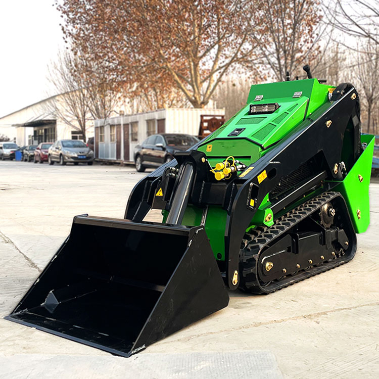 Derette Compact and Versatile Fast Shipping Diesel V1000 Mini Skid Steer Track Loader with Various Attachments