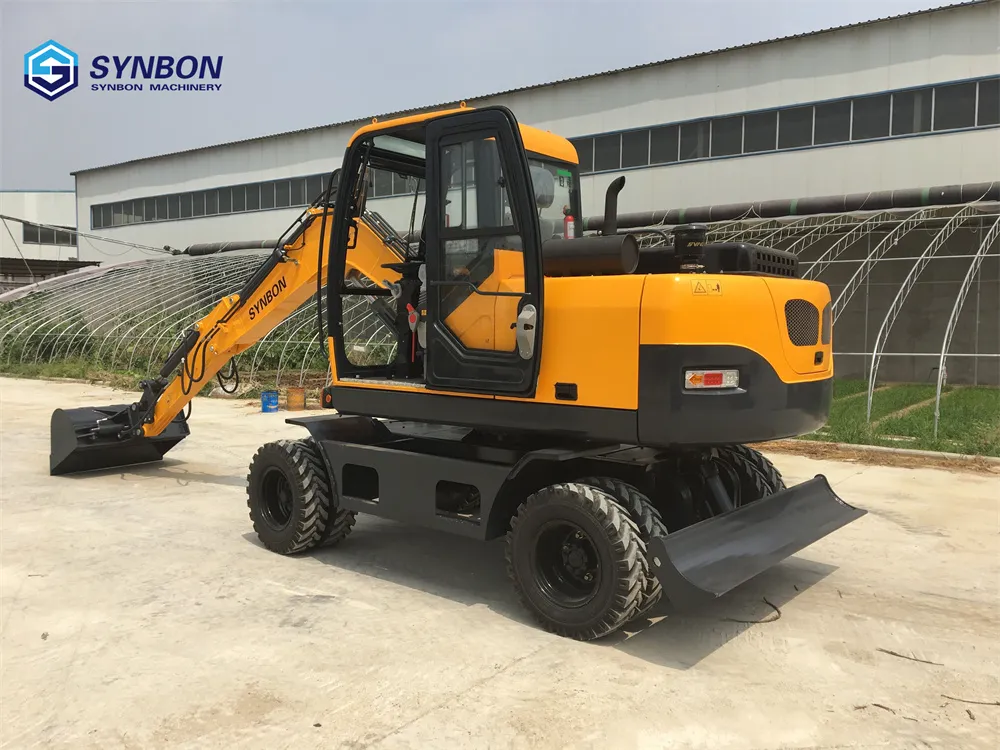 Wheel Excavator Front View