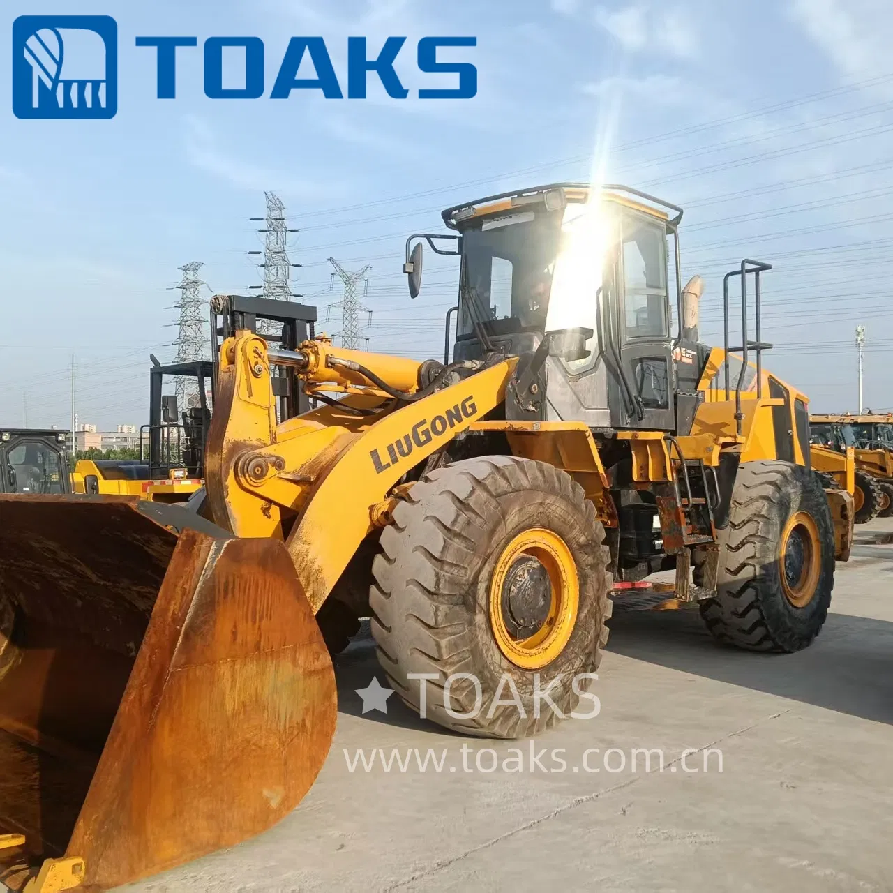 China Brand Liugong 856h Original Paint Used Wheel Loader 856 836 870h High Quality Front End Loaders