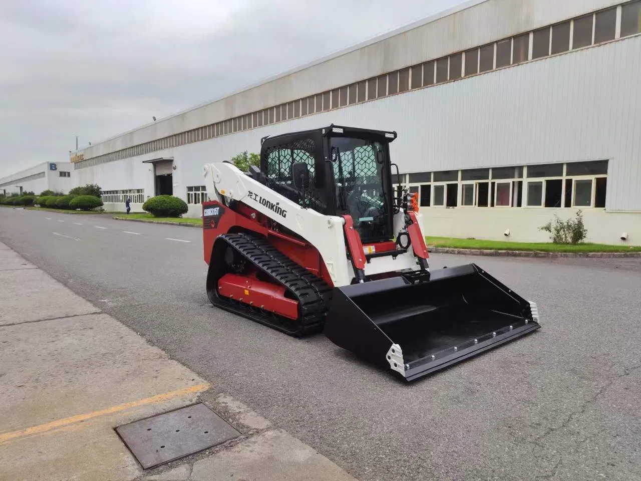New Lonking Cdm315t 3.5 Ton Skid Steer Loader Compact Track Loader Earthmoving Machinery Factory Direct Price