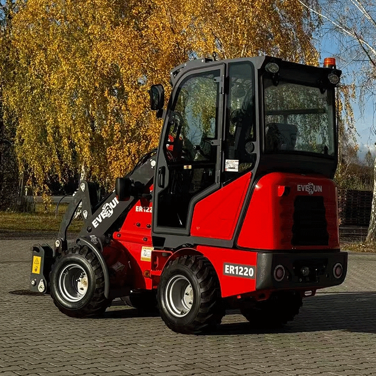 Everun Er1220 1.2ton Mini Small Compact China Small Farming Portable Construction EPA CE Front End Wheel Loader Earth Moving Machine for Sale