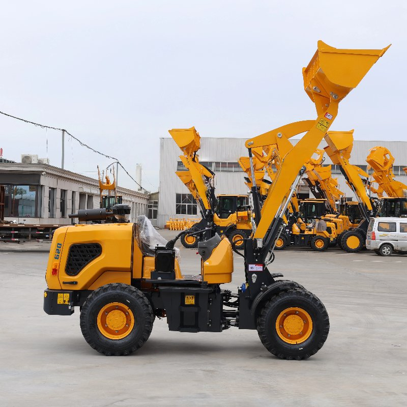 Wholesale 2.8ton Small/Mini 4WD Wheel Diesel Front Excavator Loader for Agricultural with CE/EPA