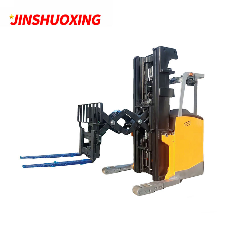 1.5tons Electric Reach Truck Double-Deep Scissors Telescoping Forklift Stacker