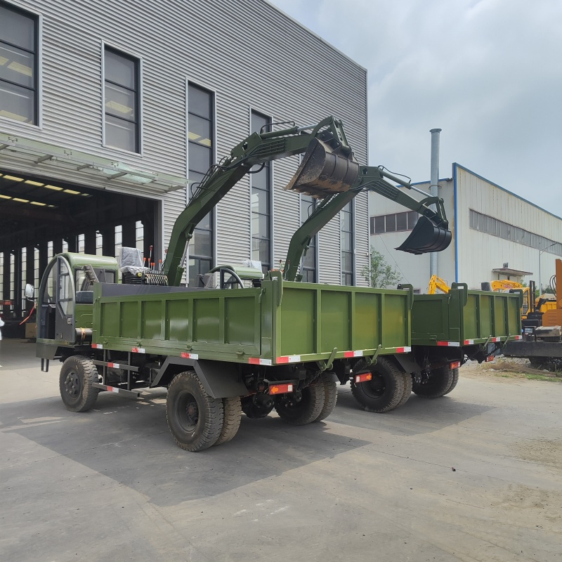 Urban Demolition Specialized Pipeline Laying Agricultural Vehicle Mounted Excavator