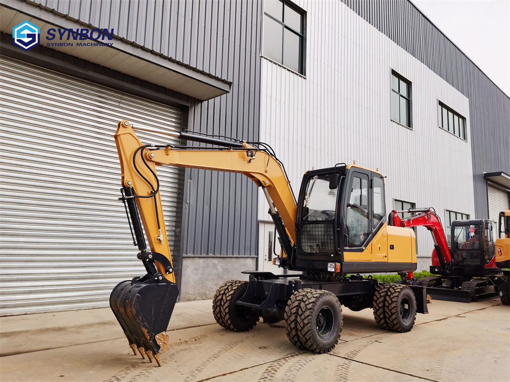 Long Reach Wheel Excavator Digging Depth for Dredging &amp; Trenches Mini Digger