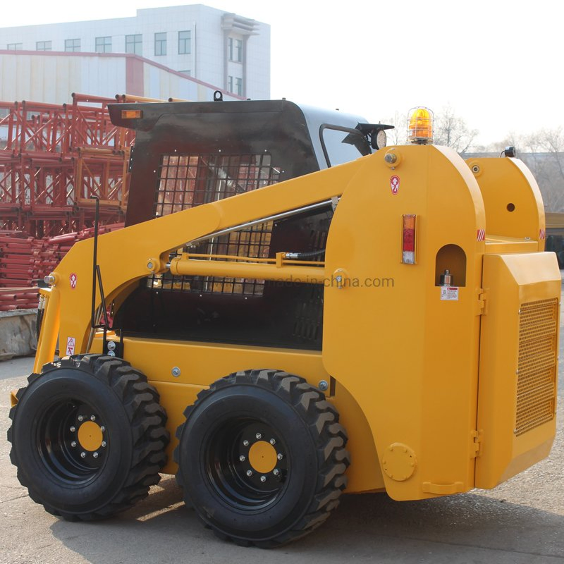 Free Shipping Cheap Compact Front End Skid Steer Loader EPA Euro 5 Approved Mini Diesel Wheel Track Loader with Different Attachments