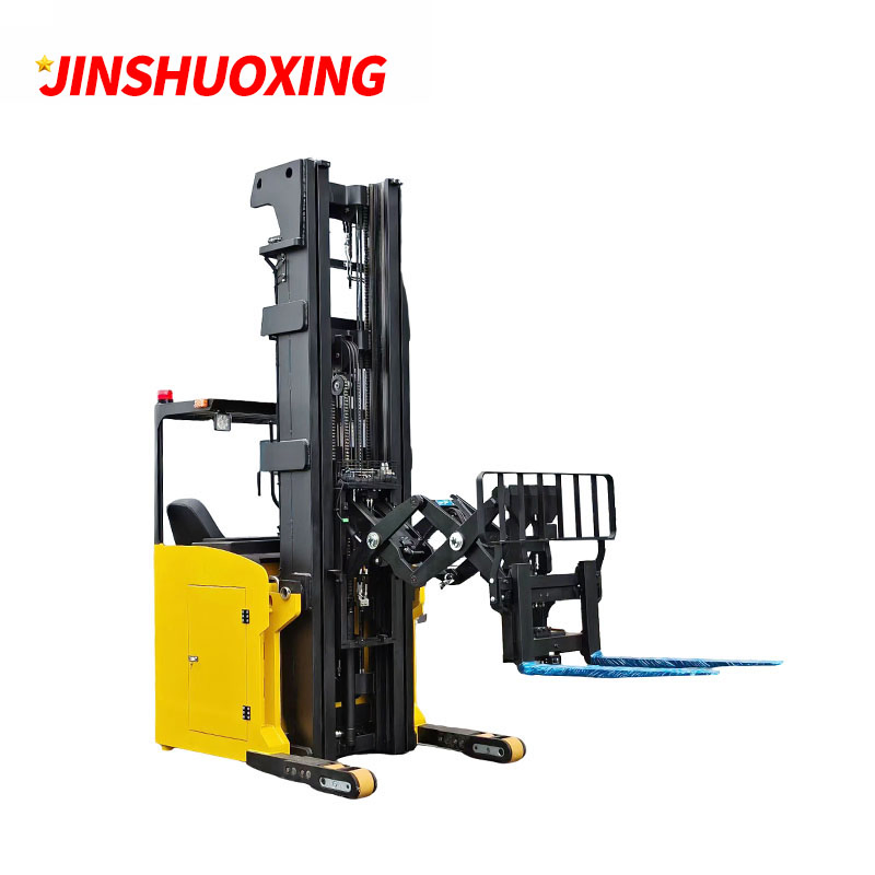 1.5tons Electric Reach Truck Double-Deep Scissors Telescoping Forklift Stacker