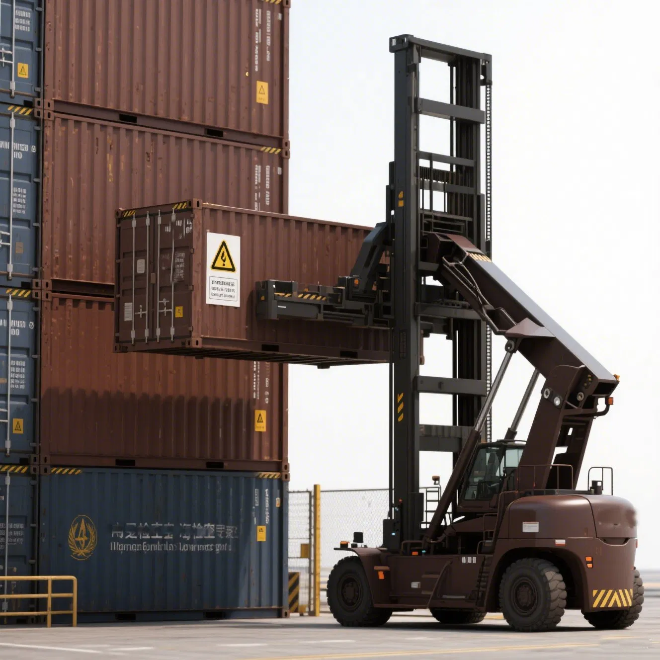 X Series Empty Container Handler with Capacities of 9, 000kg