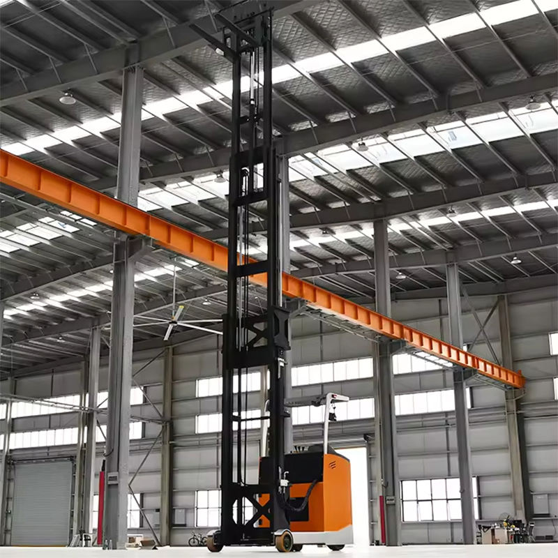 CE 3ton 2ton 1ton Electric Sideloader Forklift Truck 6m 8m 10m Battery Reach Forklift for Pipe Handling