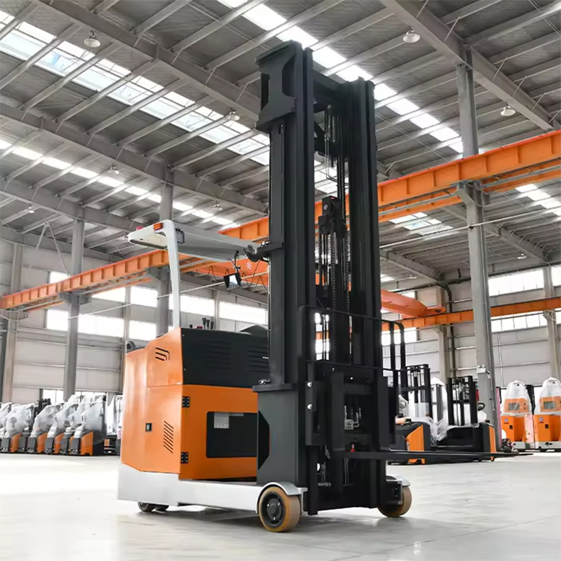 CE Certified Electric Pallet Truck 1ton-3ton Reach Forklift 6m-8m Battery Sideloader New Retail Stacker Truck High Efficiency